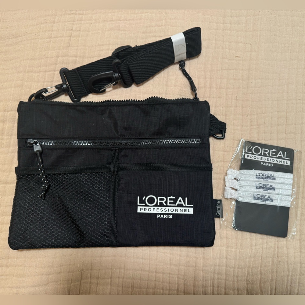 L'Oreal Professionnel Black Organizer Bag & Ties